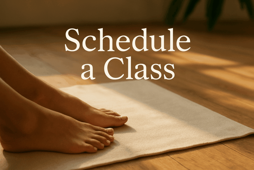 schedule a yoga class